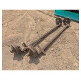 Pair of 6 Bolt Axles - 4-6K Lb Axels Estimate Pair of 6 Bolt Axles - 4-6K Lb Axels Estimate
