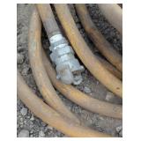 2 Large Heavy Duty Air Compressor Hoses - Yellow 2 Large Heavy Duty Air Compressor Hoses - Yellow