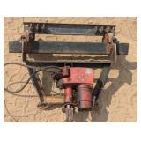 Cable Winch with Air Lines and Starter on Bracket Cable Winch with Air Lines and Starter on Bracket