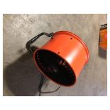 Commercial Electric 16 in. 3-Speed Drum Floor Fan in Orange High Velocity Turbo  Customer Returns See Pictures