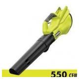 RYOBI 40V 120 MPH 550 CFM Cordless Battery Leaf Blower  Tool only Customer Returns See Pictures