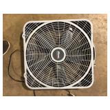 Lasko Power Plus 20 in. 3 Speed Box Fan for Home in Gray with Weather Shield Design for Window Use, 2000 CFM, Carry Handle Customer Returns See Pictures