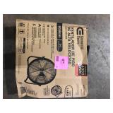 Commercial Electric 20 in. 3-Speed High Velocity Shroud Floor Fan Customer Returns See Pictures