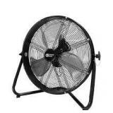 Commercial Electric 20 in. 3-Speed High Velocity Shroud Floor Fan Customer Returns See Pictures