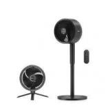 Shark FlexBreeze 13in. Portable 5 Fan Speeds Pedestal Fan in Dark Grey with Up to 24 hours of Cordless Runtime Customer Returns See Pictures