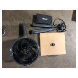 Shark FlexBreeze 13in. Portable 5 Fan Speeds Pedestal Fan in Dark Grey with Up to 24 hours of Cordless Runtime Customer Returns See Pictures