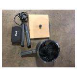 Shark FlexBreeze 13in. Portable 5 Fan Speeds Pedestal Fan in Dark Grey with Up to 24 hours of Cordless Runtime Customer Returns See Pictures