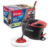 Lot of O-Cedar EasyWring Microfiber Spin Mop with Bucket System Customer Returns See Pictures