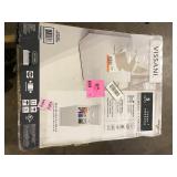 Vissani 5.0 cu. ft. Manual Defrost Chest Freezer with LED Light in White Garage Ready Damaged     Customer Returns See Pictures