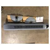 Lasko Xtra Air 48 in. 12-Speed Smart Tower Fan in Gray w/ DC Motor, Works w/ Alexa, Google, Whisper Quiet, Remote, 12 in. Dia  Customer Returns See Pictures