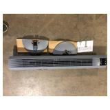 Lasko Xtra Air 48 in. 12-Speed Smart Tower Fan in Gray w/ DC Motor, Works w/ Alexa, Google, Whisper Quiet, Remote, 12 in. Dia  Customer Returns See Pictures