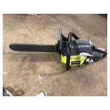 RYOBI 18 in. 38cc 2-Cycle Gas Chainsaw with Heavy-Duty Case    Customer Returns See Pictures