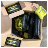 RYOBI 40V HP Brushless Whisper Series 165 MPH 730 CFM Cordless Battery Backpack Blower with (2) 6.0 Ah Batteries and Charger  Customer Returns See Pictures