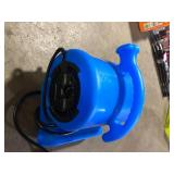 B-Air 1/4 HP Air Mover Blower Fan for Water Damage Restoration Carpet Dryer Floor Home and Plumbing Use in Blue  Customer Returns See Pictures