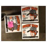 Lot of Bucket Head 5 Gal. 1.75 Peak HP Wet Dry Vac BH0100 Powerhead Shop Vacuum with Filter, Hose (compatible with 5 Gal. Homer Bucket)   Customer Returns See Pictures