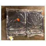 Lot of Folding Outdoor Patio Sling Rattan Camping Deck Chairs in Brown   Customer Returns See Pictures