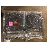 Lot of Folding Outdoor Patio Sling Rattan Camping Deck Chairs in Brown   Customer Returns See Pictures