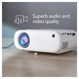 Dartwood Premium 1080P FHD Projector - Portable Home Theater Projector with Built-in Speaker