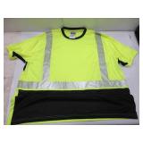 NEW Ergodyne GloWear 8283BK Lightweight Performance Hi-Vis T-Shirt - Type R, Class 2, Black Bottom Lime 2XL NEW Ergodyne GloWear 8283BK Lightweight Performance Hi-Vis T-Shirt - Type R, Class 2, Black Bottom Lime 2XL