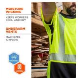 NEW Ergodyne GloWear 8283BK Lightweight Performance Hi-Vis T-Shirt - Type R, Class 2, Black Bottom Lime 3XL NEW Ergodyne GloWear 8283BK Lightweight Performance Hi-Vis T-Shirt - Type R, Class 2, Black Bottom Lime 3XL