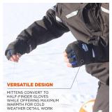 NEW Ergodyne ProFlex 816 Thermal Half Finger Winter Work Gloves - EN 388: 2231X, Flip-Top Mittens - MEDIUM NEW Ergodyne ProFlex 816 Thermal Half Finger Winter Work Gloves - EN 388: 2231X, Flip-Top Mittens - MEDIUM