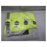 NEW Ergodyne GloWear 8386 Hi-Vis Shell Jacket - Type R, Class 3 - LIME - SMALL