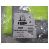 NEW Ergodyne GloWear 8386 Hi-Vis Shell Jacket - Type R, Class 3 - LIME - SMALL