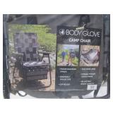NEW Body Glove Camp Chair - Black/Gray NEW Body Glove Camp Chair - Black/Gray