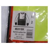 NEW Ergodyne GloWear 8281BK Hi-Vis Performance Long Sleeve T-Shirt - Type R, Class 2, Black Bottom - 8XL LIME NEW Ergodyne GloWear 8281BK Hi-Vis Performance Long Sleeve T-Shirt - Type R, Class 2, Black Bottom - 8XL LIME