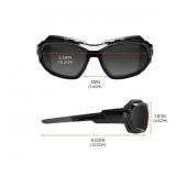 NEW 2 Pack of Ergodyne Skullerz LOKI Convertible Safety Spoggles w/ Strap -Black-AF Smoke Lens NEW 2 Pack of Ergodyne Skullerz LOKI Convertible Safety Spoggles w/ Strap -Black-AF Smoke Lens