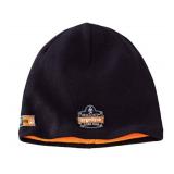 NEW Ergodyne N-Ferno 6820 FR Knit Winter Hat - NFPA 70E, Modacrylic Cotton/Fleece Black/Orange