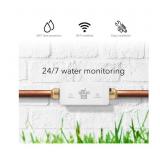 Wasserstein Aqua Pal Indoor Smart Compatible Water leak detector with Automatic Shut-off Valve ( 1 -Pack)