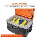 NEW Ergodyne Chill-Its 6668 Hi-Vis Safety Cooling Vest - Type R, Class 2 - LIME - MEDIUM