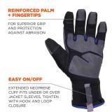NEW Ergodyne ProFlex 817WP Thermal Waterproof Winter Work Gloves - Reinforced Palms - MEDIUM