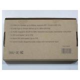 Verbatim 6-in-1 USB C Hub Adapter - 100W Power Delivery, USB 3.0 Ports, SD Card Readers, 3.5mm Audio Port for USB C Laptops