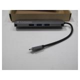 Verbatim 9-in-1 USB C Hub Adapter - 100W Power Delivery, USB 3.0, SD Card Readers, Gigabit LAN, 3.5mm Port for USB C Laptops