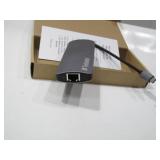 Verbatim 9-in-1 USB C Hub Adapter - 100W Power Delivery, USB 3.0, SD Card Readers, Gigabit LAN, 3.5mm Port for USB C Laptops