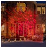 NEW Gemmy Lightshow Kaleidoscope Red Projection Stake Holiday Spotlight Light for Christmas