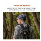 NEW 2 Pack of Ergodyne Chill-Its 6615 High-Performance Bandana Do Rag - Terry Cloth Sweatband - Red Western