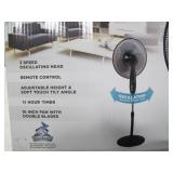 NEW Geneva 16 in. 3 Speed Electric Oscillating Dual Blade Stand Fan NEW Geneva 16 in. 3 Speed Electric Oscillating Dual Blade Stand Fan