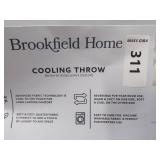 NEW Brookfield Home Cooling Throw 60"x70" - Gray NEW Brookfield Home Cooling Throw 60"x70" - Gray