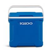NEW Igloo 30-Quart Cooler With Bail Handle and Built-In Cup Holders - Blue/White NEW Igloo 30-Quart Cooler With Bail Handle and Built-In Cup Holders - Blue/White