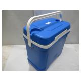 NEW Igloo 30-Quart Cooler With Bail Handle and Built-In Cup Holders - Blue/White NEW Igloo 30-Quart Cooler With Bail Handle and Built-In Cup Holders - Blue/White