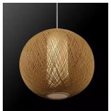 Globe Electric LED Integrated Natural Rattan Pendant Globe Electric LED Integrated Natural Rattan Pendant