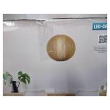 Globe Electric LED Integrated Natural Rattan Pendant Globe Electric LED Integrated Natural Rattan Pendant