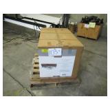 NEW Living Accents Wilshire Black Steel Deep Seating Sectional with Table Brown NEW Living Accents Wilshire Black Steel Deep Seating Sectional with Table Brown