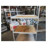 Adjustable White Metal Frame Built to Fit Onto Pallets - Perfect for Projects Adjustable White Metal Frame Built to Fit Onto Pallets - Perfect for Projects