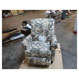 Used Floral Pattern Recliner - Works Great, but Dirty Used Floral Pattern Recliner - Works Great, but Dirty