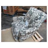 Used Floral Pattern Recliner - Works Great, but Dirty Used Floral Pattern Recliner - Works Great, but Dirty