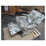 Used Floral Pattern Recliner - Works Great, but Dirty Used Floral Pattern Recliner - Works Great, but Dirty